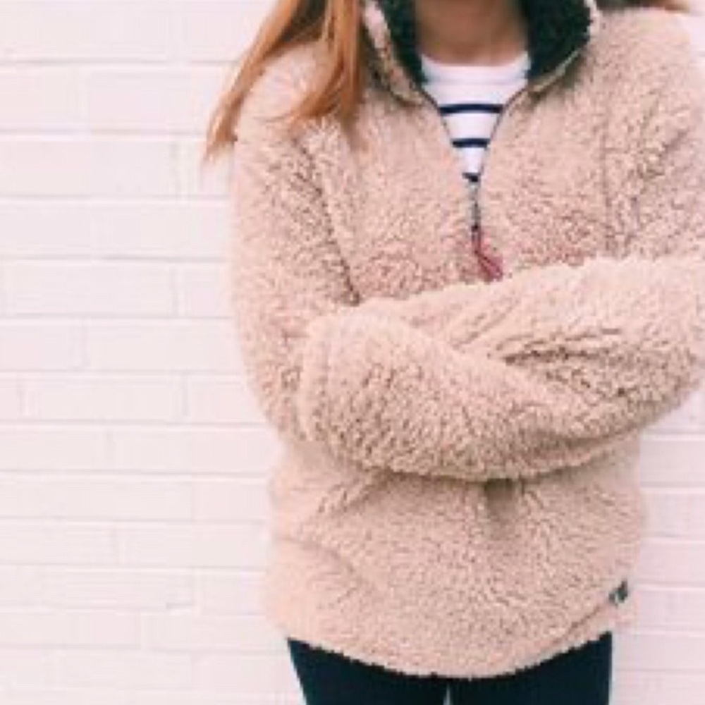 S/M Teddy bear/Sherpa pullover/hoodie/zip up